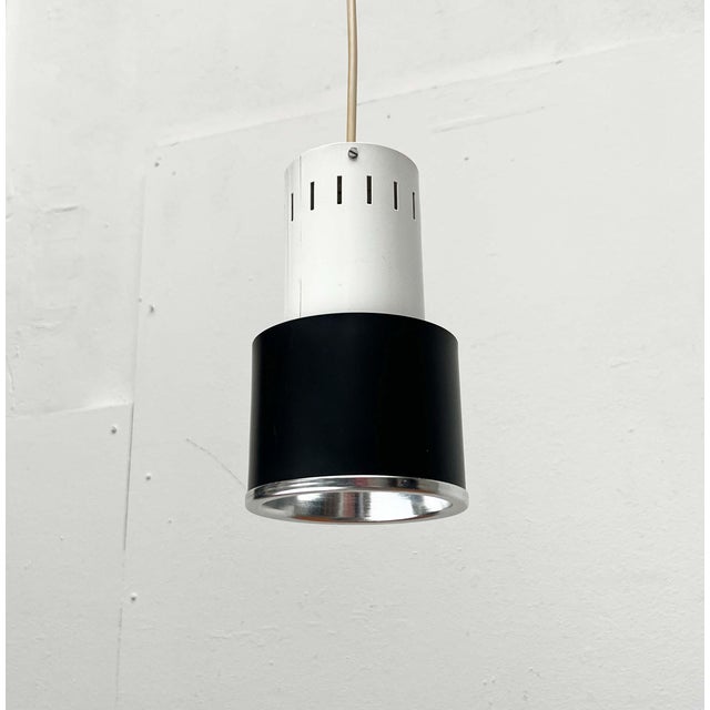 Mid-Century Dutch Minimalist Pendant Lamps attributed to Louis Kalff for Philips, 1950s, Set of 4 For Sale - Image 15 of 18