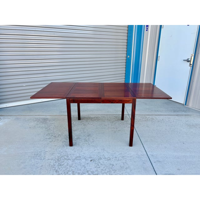 Vejle Stole & Møbelfabrik 1970s Danish Modern Rosewood Extending Dining Table by Vejle Stole & Møbelfabrik For Sale - Image 4 of 11