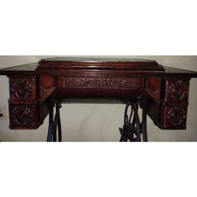 Mid 19th Century Wheeler & Wilson Sewing Machine Table For Sale - Image 11 of 18