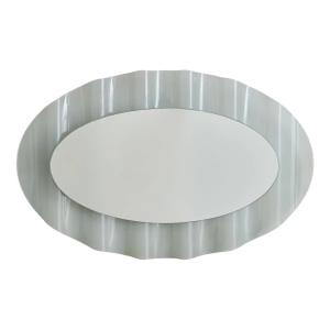 Italian ‘Onda’ Wall Mirror by Nanda Vigo for Glas Italia, 1980s