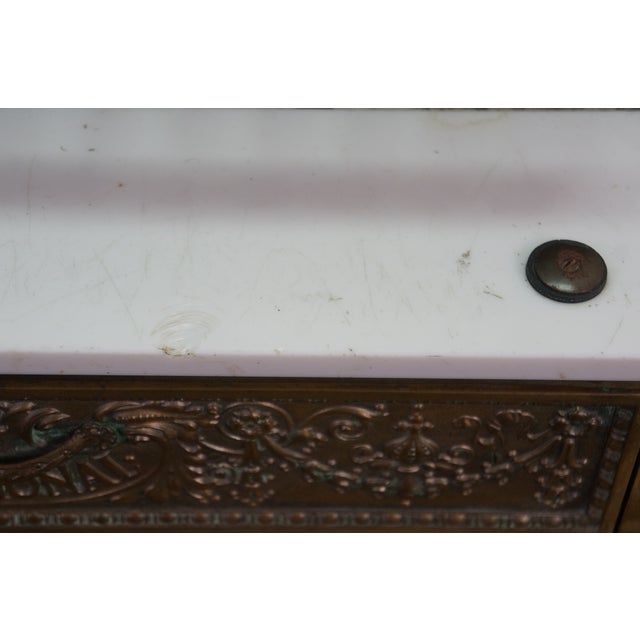 Metal Antique 1908 NCR National Cash Register 349 Total Adding Machine 19" For Sale - Image 7 of 18