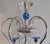 1980s 1980s Schonbek Rhiannon 6 Light Sapphire Chandelier For Sale - Image 5 of 12