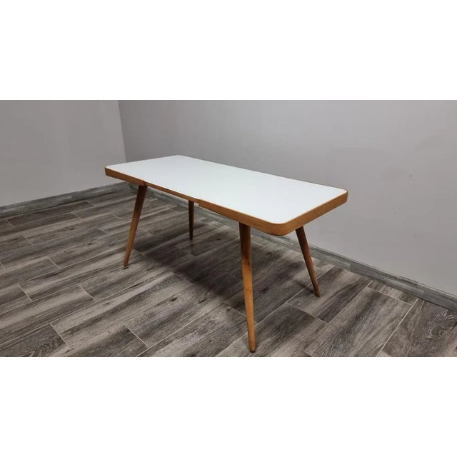 Brown Coffee Table attributed to Jiri Jiroutek for Interier Praha, 1960s For Sale - Image 8 of 10