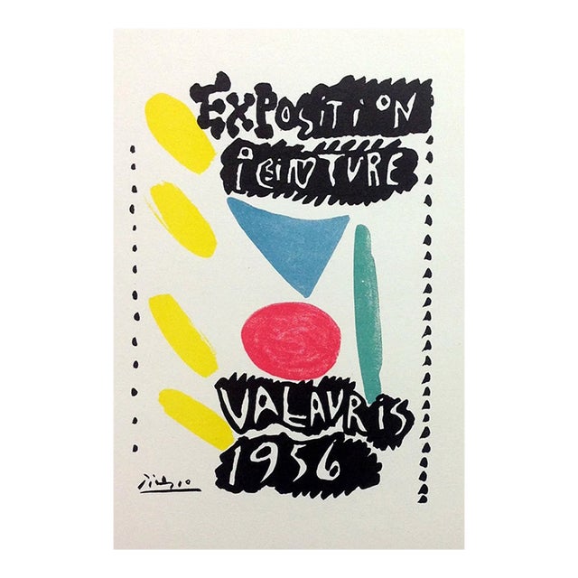 Picasso Lithograph 81 Valauris 1956 Art in Posters For Sale
