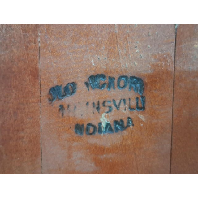 Rare Old Hickory Furniture Co. Mid-Century Children’s Art Desk — Stamped Martinsville, Indiana For Sale - Image 6 of 6