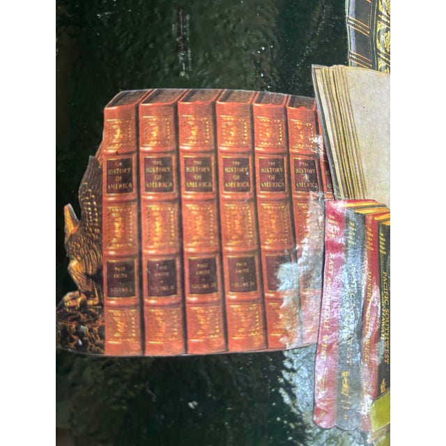 Decoupage Waste Can, Signed Workman Partners, New York For Sale - Image 14 of 15