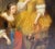 Mid 19th Century Eduard L. Roelant Mid-19th Century Oil Portrait of Two Sisters With Their Dog For Sale - Image 5 of 12