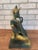 Vintage Thai Prince Musician Gilded Bronze Statue For Sale In Chicago - Image 6 of 8
