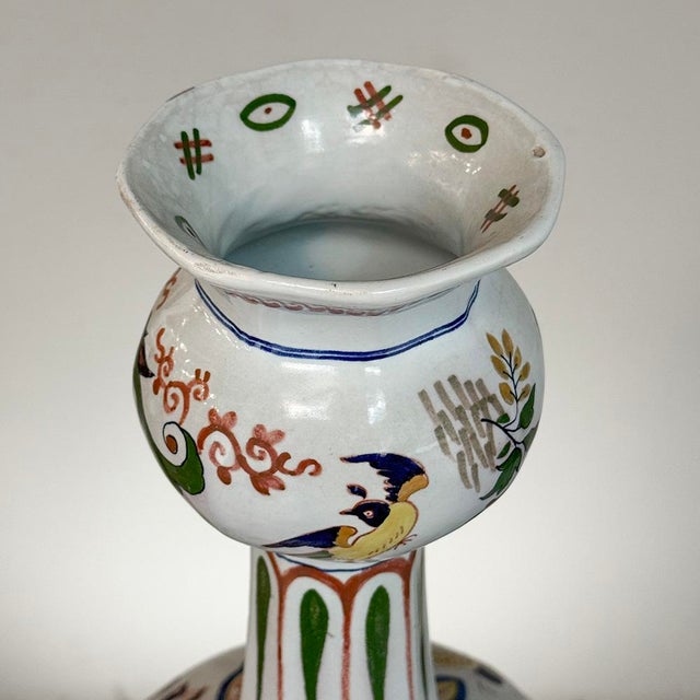 Late 19th Century Pair of Large Boch Frères Keramis Polychrome Faience Vases For Sale - Image 15 of 18