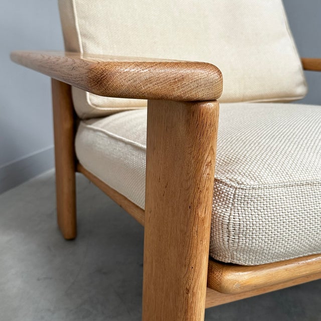 Wood Vintage Lounge Chairs in Oak, 1960s, Set of 2 For Sale - Image 7 of 15