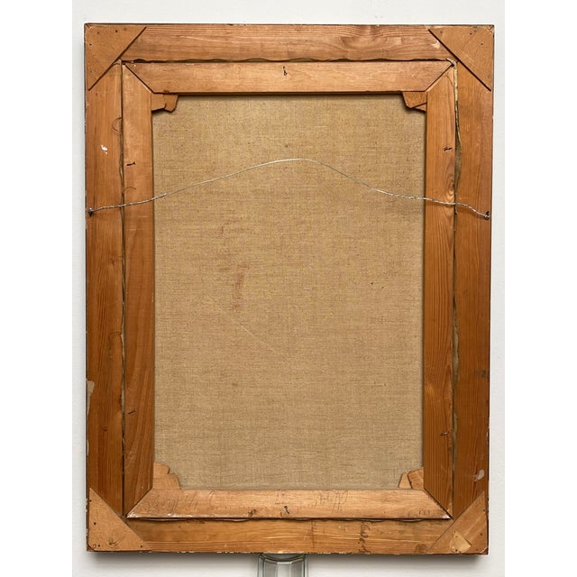 Vintage Oil Painting Portrait "The Red Boy" Framed For Sale - Image 4 of 13