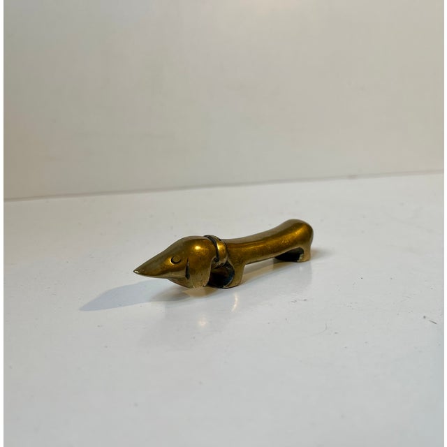 Noodle Dachshund Bottle Opener in Brass from Bosse, 1950s For Sale - Image 4 of 9