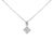 This exquisite necklace, meticulously crafted from rhodium-plated 10K white gold, marries the timeless luster of gold with...