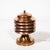 Metal Art Deco Machine Age Polished Copper Table Lamp For Sale - Image 7 of 11