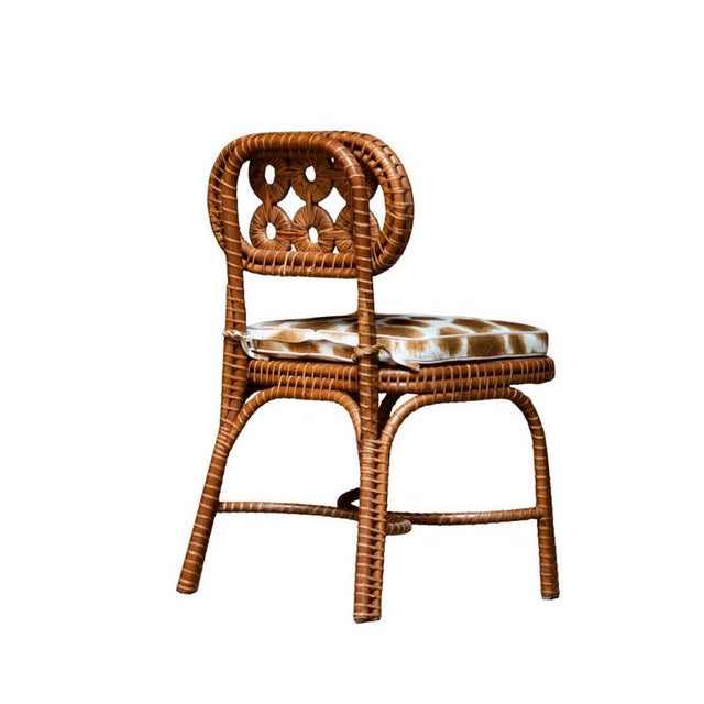 Not Yet Made - Made To Order Bridget Chair in Stained Rattan by Popus Editions For Sale - Image 5 of 11