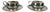 Silver-Plated Metal Cups by Jean Despres, 1950, Set of 2 For Sale