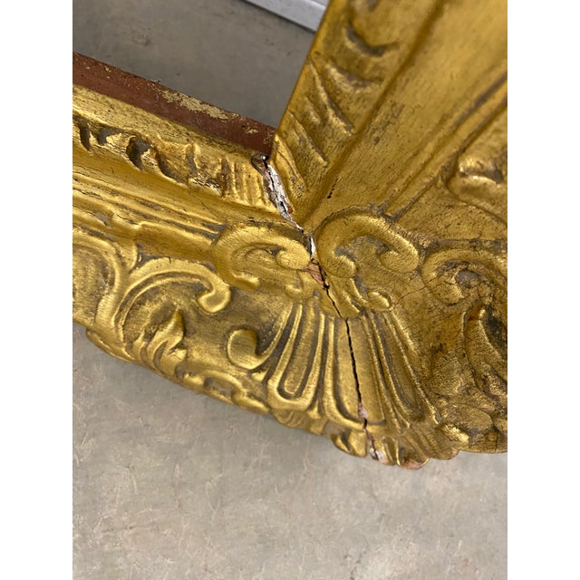 Mid 20th Century Ornate Gilt Frame for Paintings For Sale - Image 14 of 14