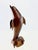 Brown Vintage Hand-Carved Wood Dolphin Sculpture For Sale - Image 8 of 11