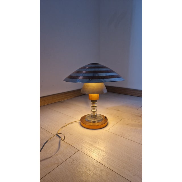 Metal Table Lamp in Copper and Aluminum from Philips, 1950s For Sale - Image 7 of 17
