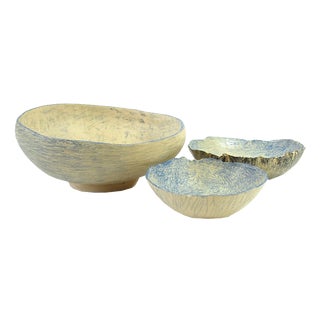 Handpainted Bowls by Joanna Wysocka, 2010s, Set of 3 For Sale