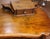19th C. Spanish Carved Walnut Serpentine Desk With Four Drawers on Trestle Base For Sale - Image 12 of 15