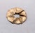 1960s Vintage Signed Napier Goldtone Textured Leaf Wreath Brooch For Sale - Image 5 of 7