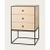 Mogens Lassen 49 Dark Grey Frame Box with 3 Drawers by Lassen For Sale - Image 4 of 7