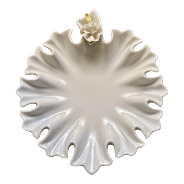 Mid 20th Century Scalloped Edge Trinket Dish For Sale