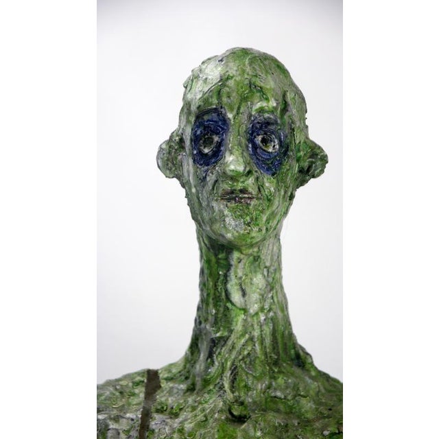 Early 21st Century Expresionist Ceramic and Bronze Bust Sculpture by Óscar Aldonza Torres, 2021 For Sale - Image 5 of 18