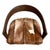 Brown Deco Rustic Horseshoe Arm Chair For Sale - Image 8 of 9