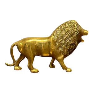 Vintage English Brass Lion