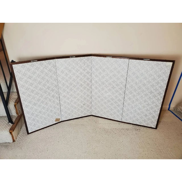 Vintage Japanese Byobu 4-Panel Gold Leaf Folding Screen Hand Painted Wheat Field Signed For Sale - Image 10 of 15