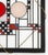 Black After Frank Lloyd Wright Avery Coonley House Design Glass Panel For Sale - Image 8 of 8