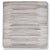 Handmade Cowhide Leather Ottoman Pouf 18x18x18 in Neutral Textured Patchwork For Sale In San Francisco - Image 6 of 10
