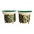 Vintage Miramar California Pottery Planters Wall Pockets Green Gold Mid Century Modern For Sale