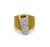 Henry Dunay Diamond 18k Gold Textured Band Ring - Size 6 For Sale In Miami - Image 6 of 7