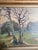 Textile 20th Century American Impressionist Landscape Painting, Unsigned For Sale - Image 7 of 9