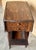 Victorian Wood Drop Leaf Side Table With Turned Legs and Wheels For Sale - Image 9 of 18