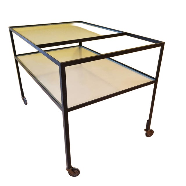 Modern Bar Trolley by Herbert Hirche, 1950s For Sale