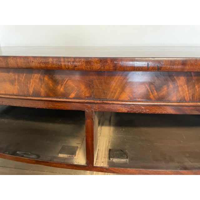 Early 19th Century Mahogany Bowfront Dresser/Chest For Sale - Image 11 of 12