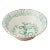 Casa Nuno Green and White Large Bowl For Sale