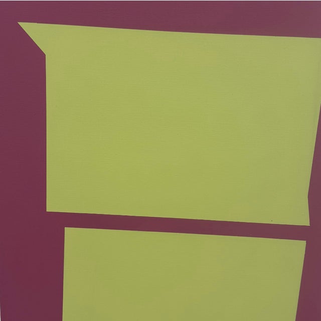 Night Shapes 2, 2026 Acrylic on Panel, 12x16" "Stemming from my infatuation with the formal elements of painting, my work...