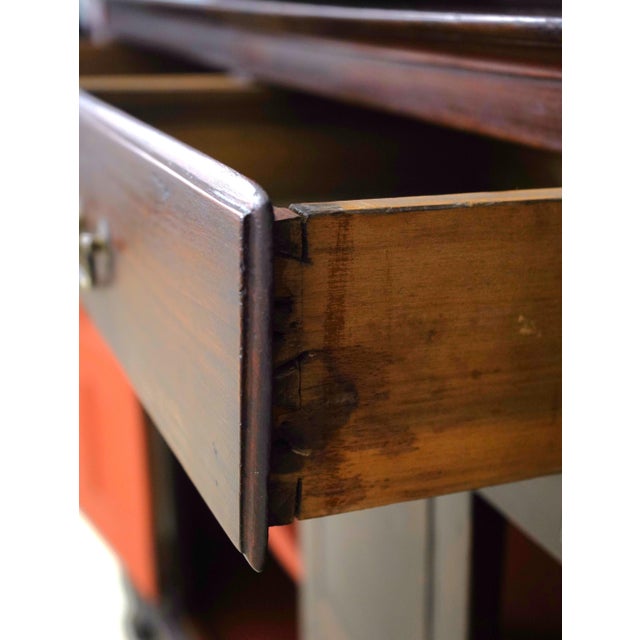 18th Century Period Antique 18th Century Pine Pa Dutch Step Back Cabinet For Sale - Image 5 of 18