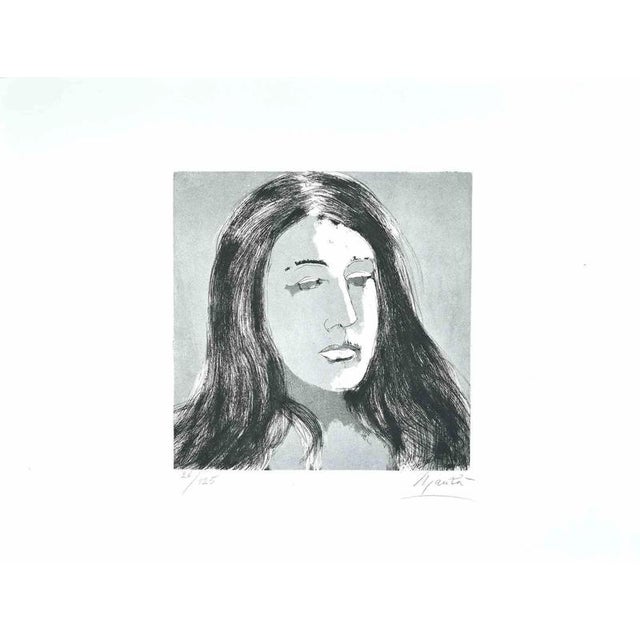 Giacomo Manzú, Inge Edition 31/125, 1970s, Etching For Sale