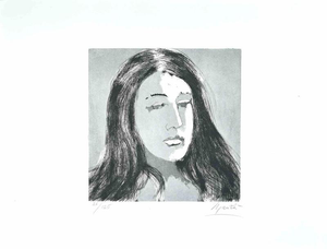 Giacomo Manzú, Inge Edition 31/125, 1970s, Etching