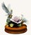 White Vintage San Francisco Music Box White Doves Pink Rose Wind Beneath My Wings For Sale - Image 8 of 8