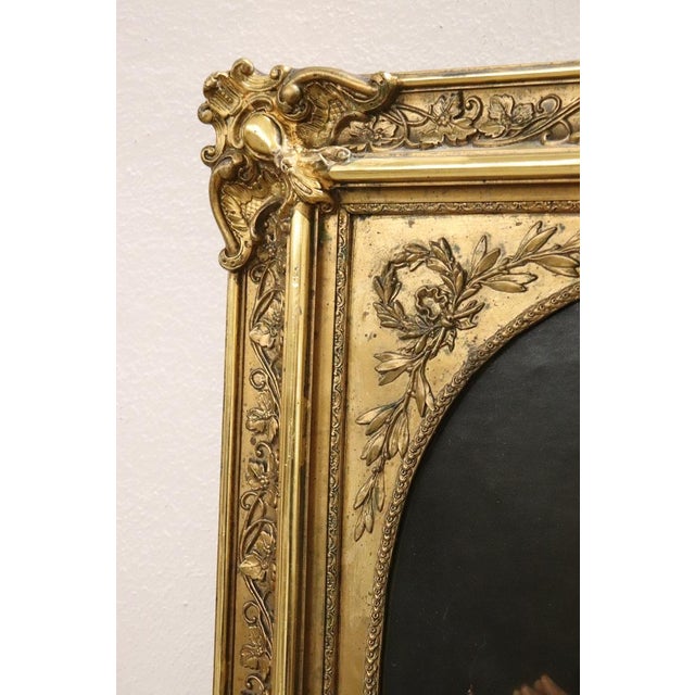 Unknown, Mary Magdalene in Prayer, 1800s, Oil Painting on Canvas, Framed For Sale - Image 13 of 14