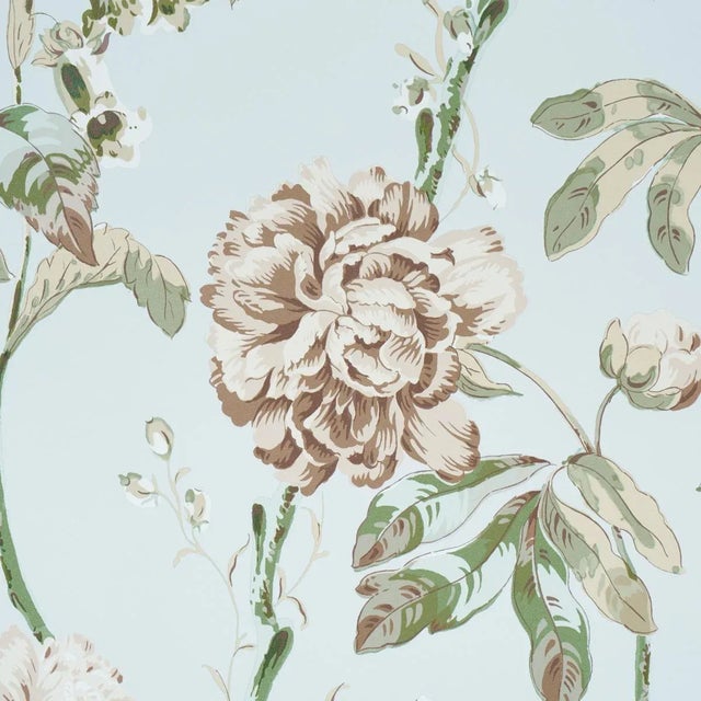 American SAMPLE - Schumacher Daydream Wallpaper In Sky For Sale - Image 3 of 5