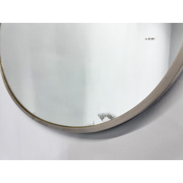 Chrome Wall Mirror, Czechoslovakia, 1950s For Sale - Image 6 of 10