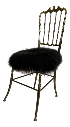 1950s Brass Chiavari Chair